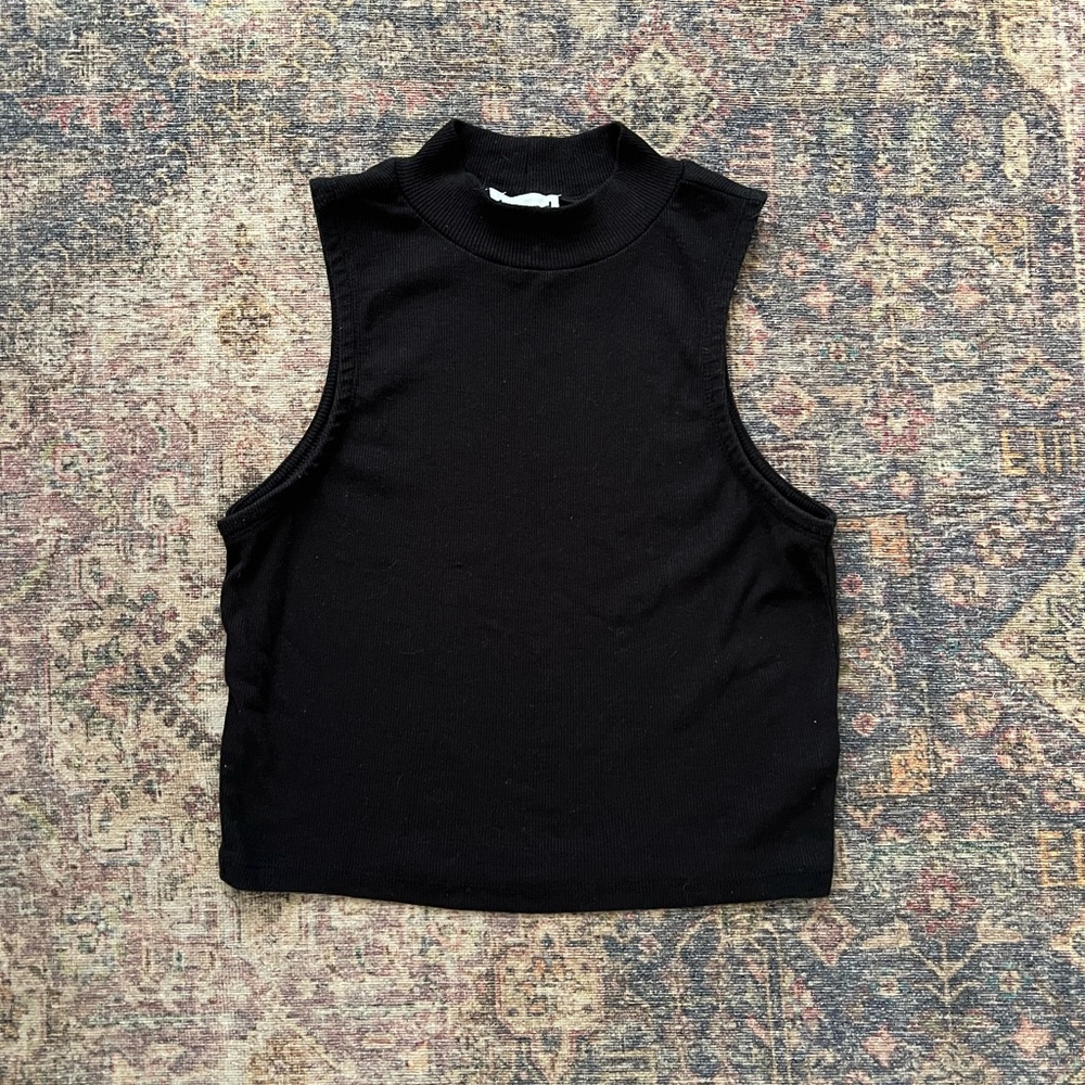Mock Neck Tank Top
